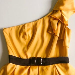 Gold BCBG MaxAzria Cocktail Dress